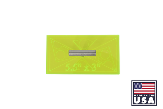 Half-Rectangle Trim-Lock - 5.5" x 3"