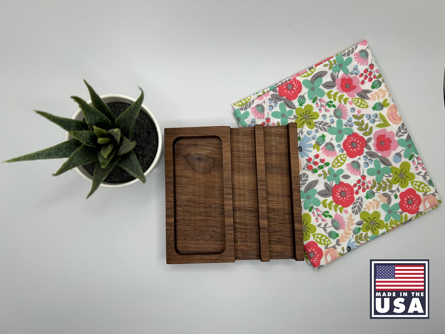 Small Quilting & Sewing Tray - Walnut