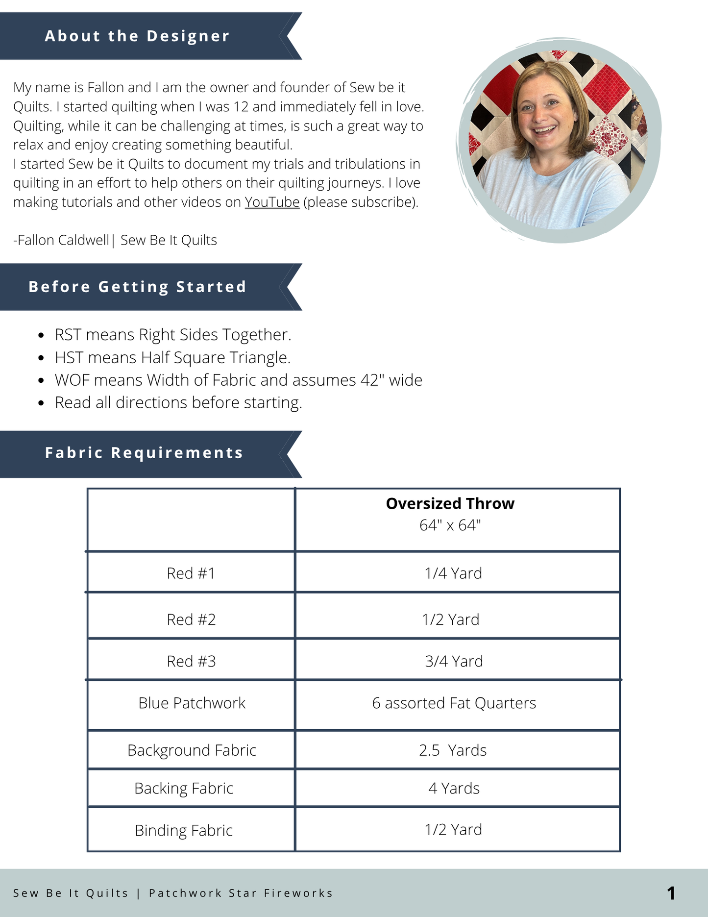 Patchwork Star Fireworks | PDF Quilt Pattern