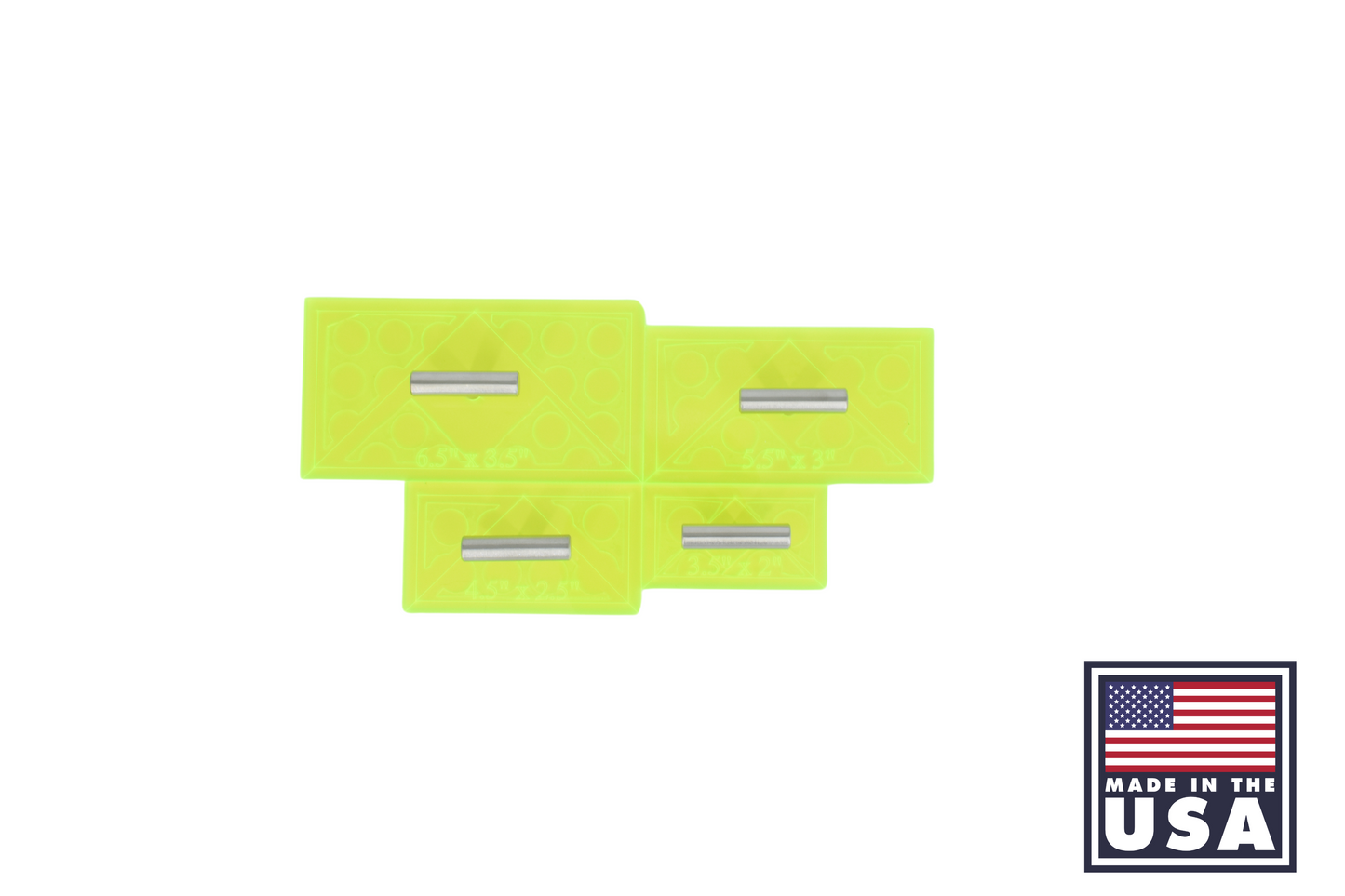 Flying Geese Bundle - Fluorescent Green