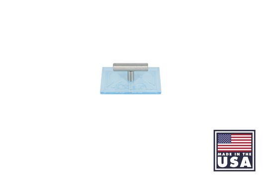 Fluorescent Blue Flying Geese Trim-Lock - 3.5" x 2"