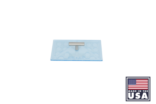 Fluorescent Blue Flying Geese Trim-Lock - 6.5" x 3.5"