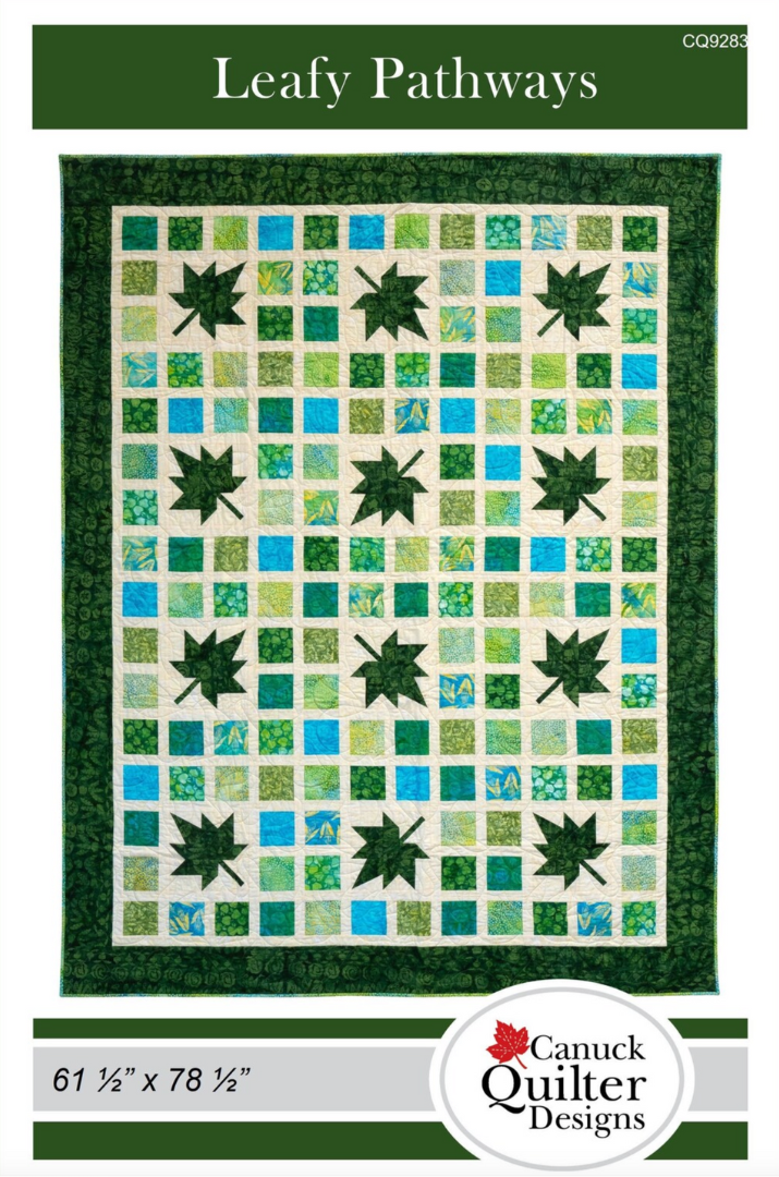 Leafy Pathways Quilt Kit Featuring Autumnity