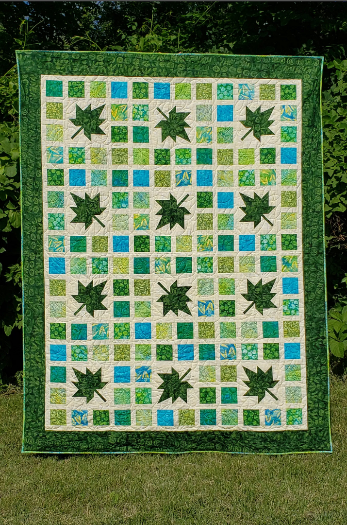 Leafy Pathways Quilt Pattern