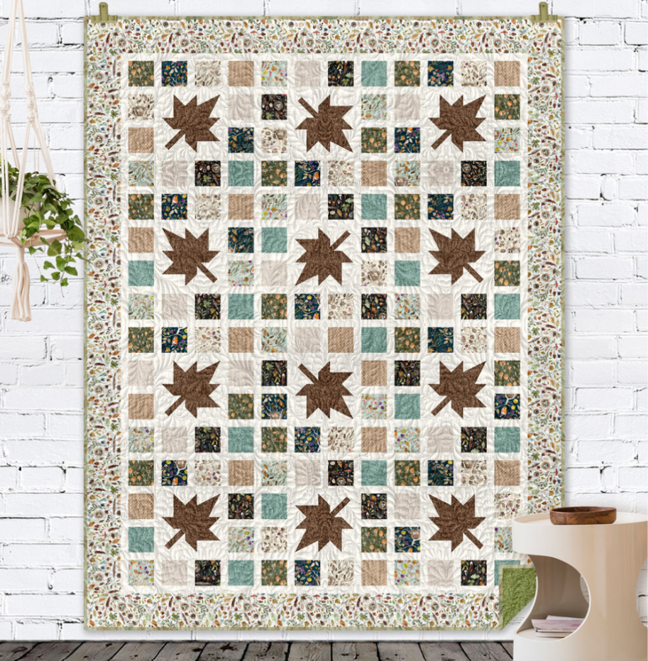 Leafy Pathways Quilt Pattern