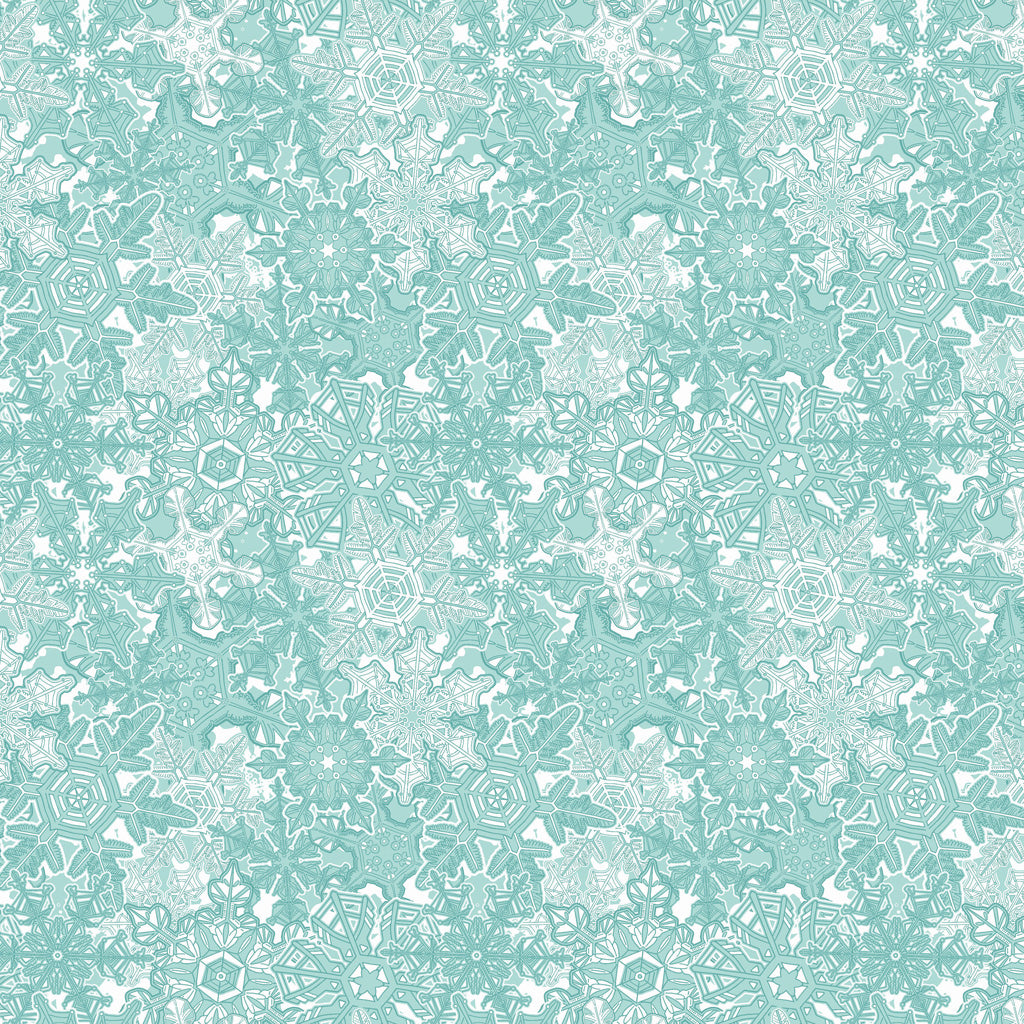 Snowflakes with a Fabric Panel - 5 Yard Bundle