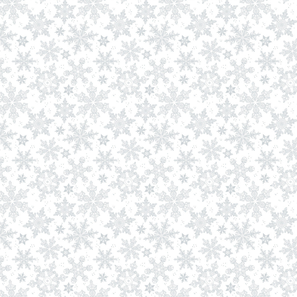 Snowflakes with a Fabric Panel - 5 Yard Bundle